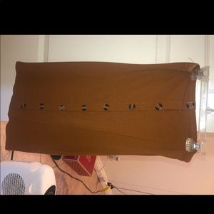 Strapless tight dress